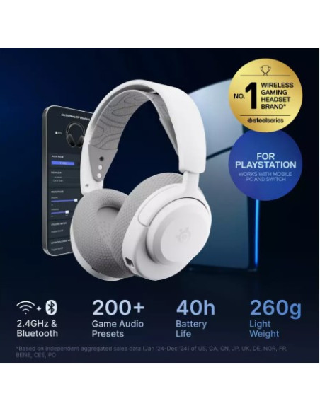 AURICULARES STEELSERIES - ARCTIS NOVA 3PW BLANCO (61687)