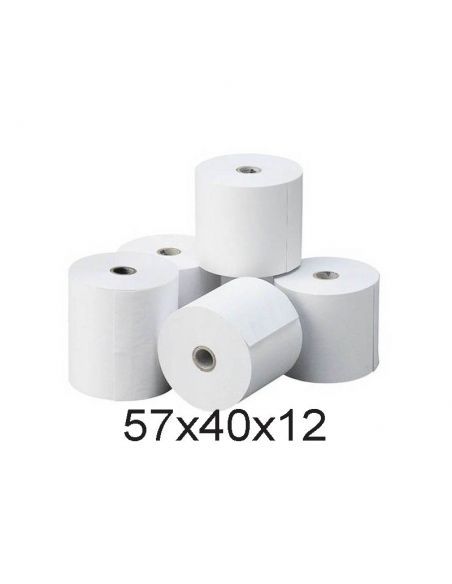 BOBINA PAPEL TERMICO 57X40X12