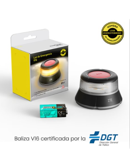 BALIZA V16 HOMOLOGADA PARA VEHÍCULOS CON GEOLOCALIZACIÓN