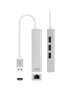 NANOCABLE CONVERSOR USB 3.0 ETHERNET GIGABIT + 3XUSB 3.0,... 2