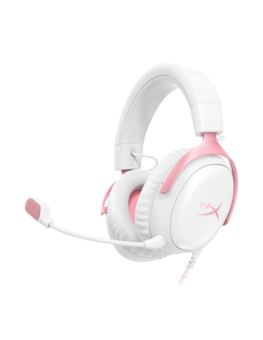 HP HYPERX CLOUD III WHITE-PINK - GAMING HEADSET...