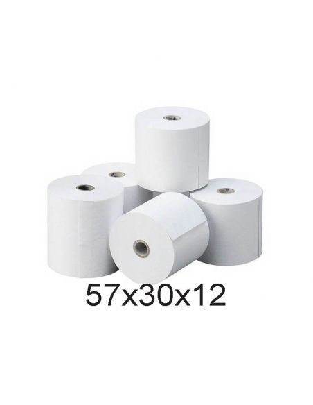 BOBINA PAPEL TERMICO 57X30X12