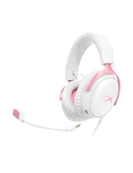 HP HYPERX CLOUD III WHITE-PINK - GAMING HEADSET - 9W1Q4AA