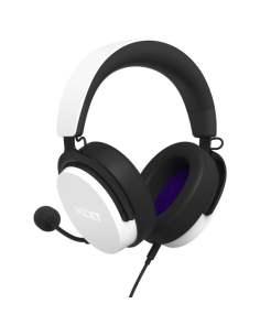 NZXT RELAY AURICULARES CON MICROFONO, DTS, BLANCO