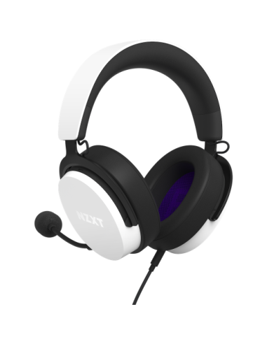 NZXT RELAY AURICULARES CON MICROFONO, DTS, BLANCO
