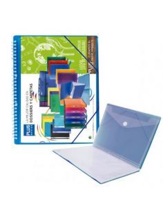 CARPETA FUNDAS ESPIRAL 40 FUNDAS