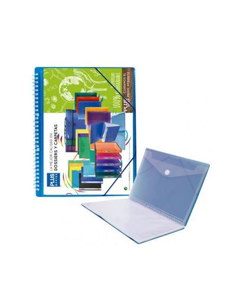 CARPETA FUNDAS ESPIRAL 40 FUNDAS