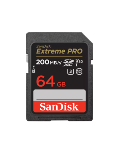 SANDISK EXTREME PRO 64GB SDXC MEMORY CARD + 2...