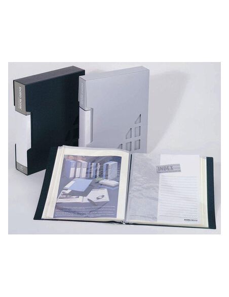 CARPETA DE FUNDAS DINA4 100H DATA B 9FMT-100 NEGRO