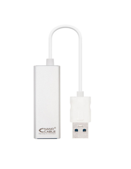 NANOCABLE CONVERSOR USB 3.0 A ETHERNET GIGABIT 10/100/1000 MBPS 15CM (10.03.0401)