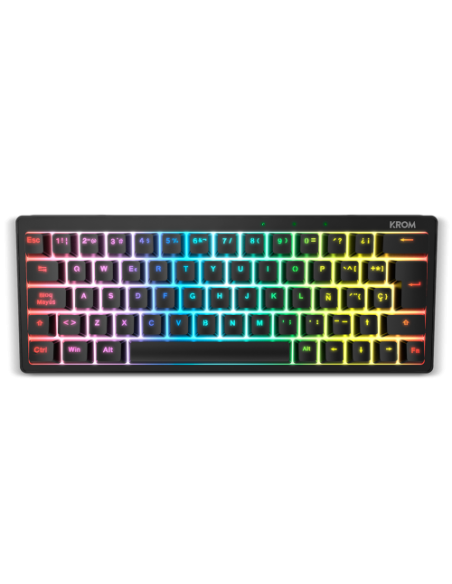 KROM TECLADO KREATOR. MECANICO. TECLAS RETROILUMINADAS RGB.