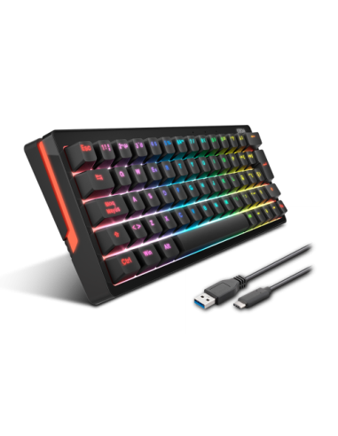 KROM TECLADO KREATOR. MECANICO. TECLAS...