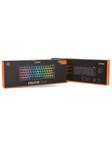 KROM TECLADO KREATOR. MECANICO. TECLAS...