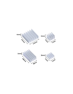 (D) RASPBERRY DISIPADOR, PACK COMPATIBLE PI 4