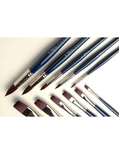 Pinceles de mango largo pelo de teijin TITAN Arts para...