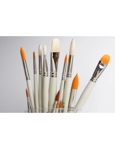 Pinceles de mango corto TITAN Arts Teijin