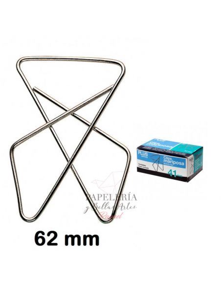 CLIPS MARIPOSA 62MM CAJA 12UDS