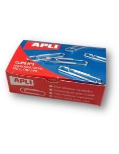 CLIPS LABIADO PLATEADO APLI Nº3 40MM