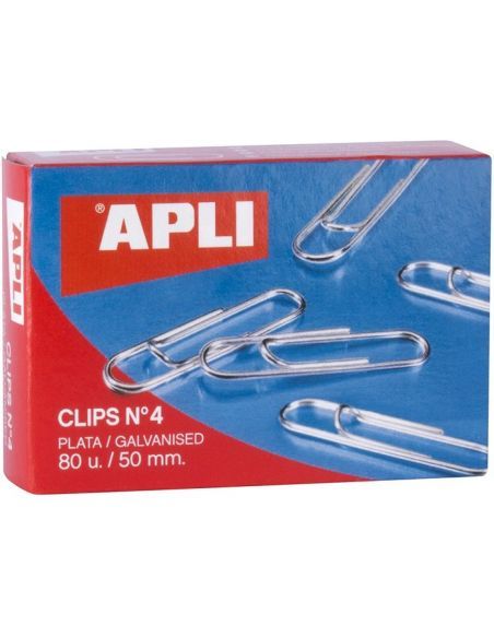 CLIPS LABIADO PLATEADO APLI 4 50MM
