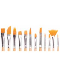 PACK 12 PINCELES SURTIDOS DIFERENTES TÉCNICAS TALENS