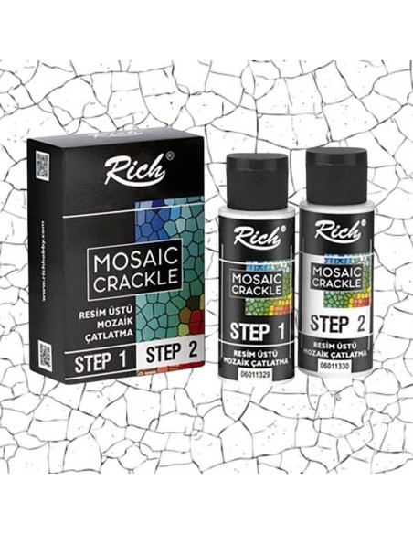 CRAQUELADOR 2 PASOS MOSAIC CRACKLE RICH 60CC