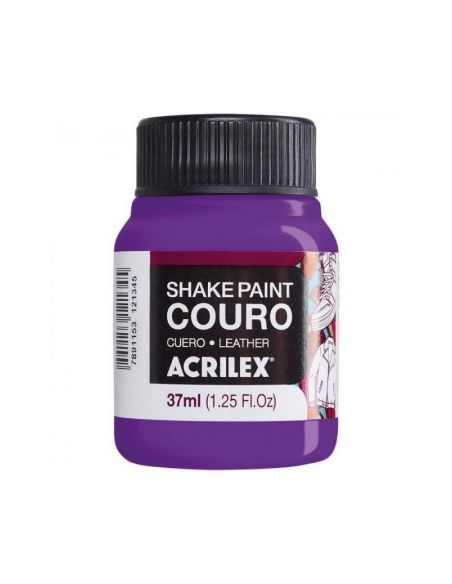 PINTURA PARA CUERO ACRILEX SHAKE PAINT ENVASES 37ML.