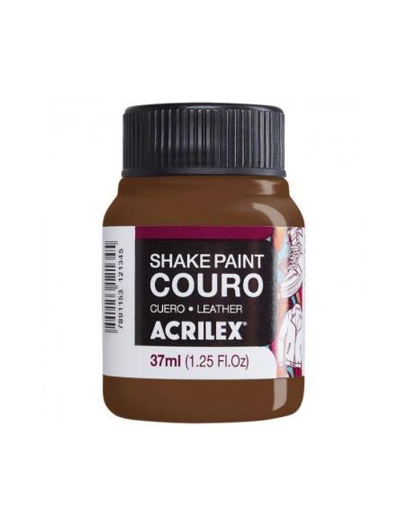PINTURA PARA CUERO ACRILEX SHAKE PAINT ENVASES 37ML.