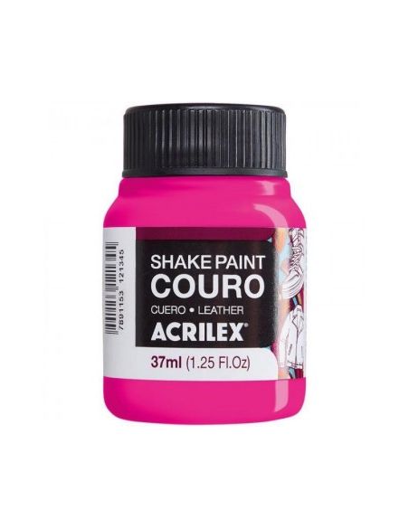 PINTURA PARA CUERO ACRILEX SHAKE PAINT ENVASES 37ML.