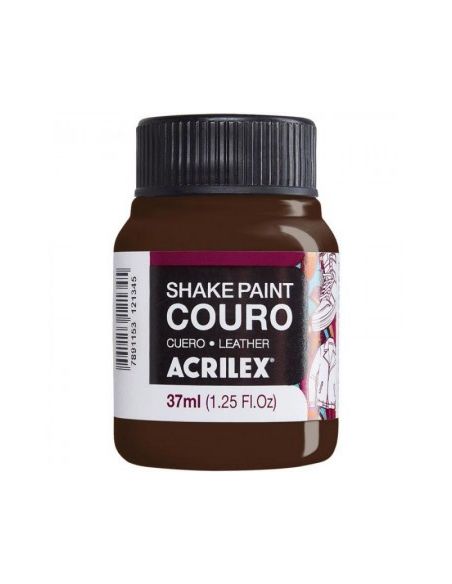 PINTURA PARA CUERO ACRILEX SHAKE PAINT ENVASES 37ML.