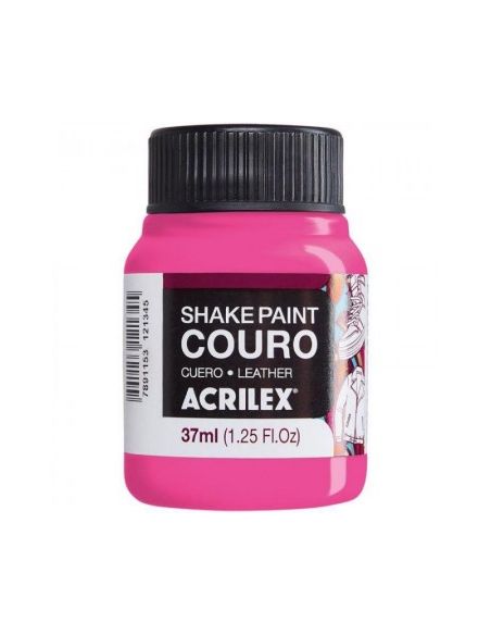 PINTURA PARA CUERO ACRILEX SHAKE PAINT ENVASES 37ML.