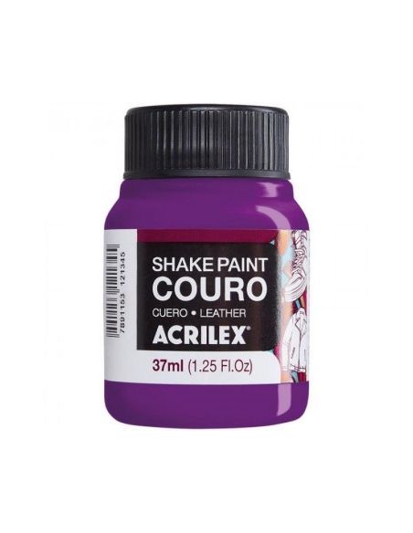 PINTURA PARA CUERO ACRILEX SHAKE PAINT ENVASES 37ML.
