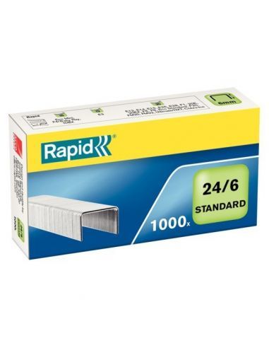 GRAPAS RAPID 24/6 PAQUETE 1000