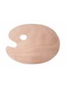 PALETA DE MADERA 30X40 OVALADA
