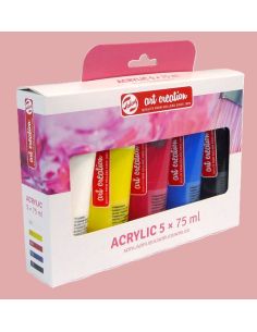 ACRILICO TALENS ART CREATION PACK DE 5 PRIMARIOS DE 75 ML