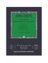 PAPEL PARA ACUARELA ARCHES 300GR BLOC 12H DISTINTOS FORMATOS