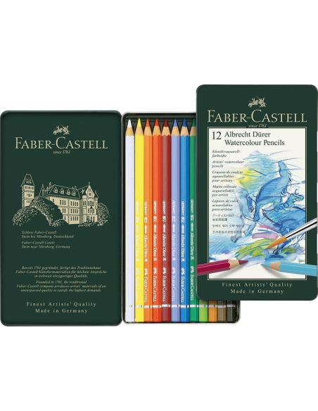 ESTUCHELAPICES COLOR ACUARELABLES ALBRECH DURERFABER CASTELL