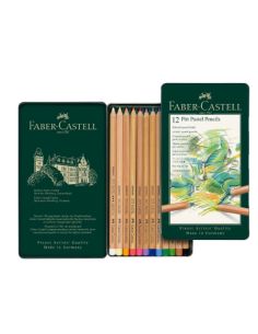 ESTUCHE METÁLICO LAPICES PITT PASTEL FABER CASTELL