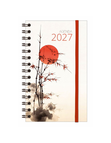 AGENDA BOLSILLO MYRGA 2027 SEMANA VISTA LIÉBANA COLORS ORIENT