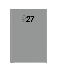 AGENDA MYRGA 2027 PEÑAFIEL TAPA DURA GRIS DÍA PÁGINA