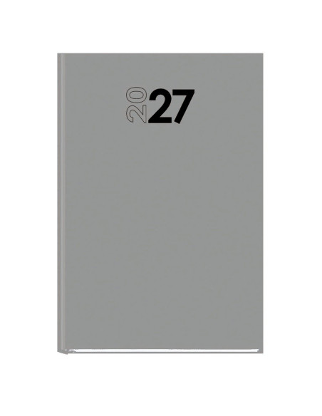 AGENDA MYRGA 2027 PEÑAFIEL TAPA DURA GRIS DÍA PÁGINA
