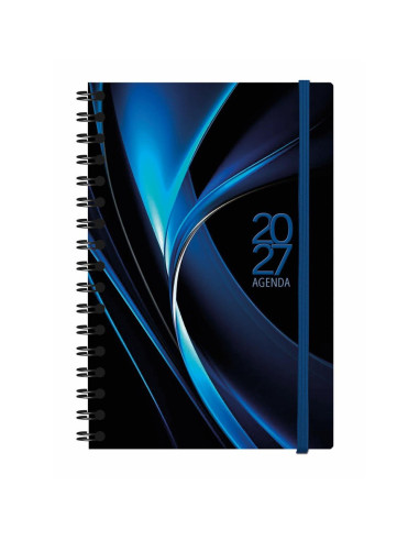AGENDA MYRGA 2027 TEXTURE DÍA PÁGINA ESPIRAL...