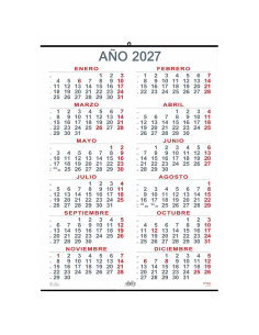 CALENDARIO ANUAL MYRGA 2027 CASTELLANO 50X69