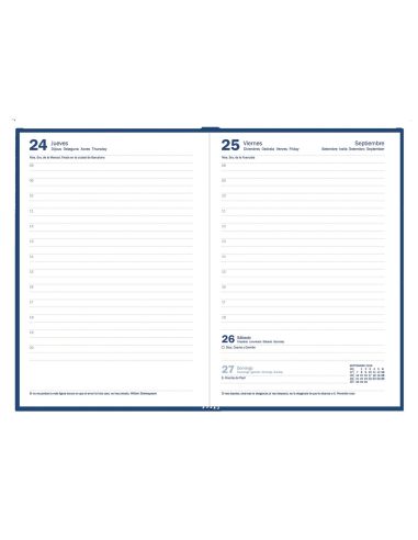 AGENDA MYRGA 2027 PRAXIS NEGRO DÍA PÁGINA