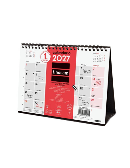 CALENDARIO FINOCAM SOBREMESA 2027 ESCRIBIR S