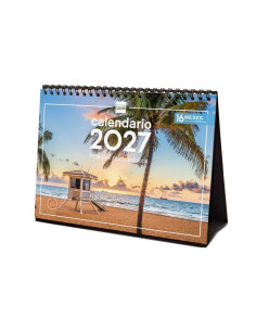 CALENDARIO FINOCAM SOBREMESA 2027 PAISAJES PARADISIACOS