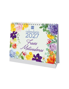 CALENDARIO FINOCAM SOBREMESA 2027 ART FRASES MOTIVADORAS