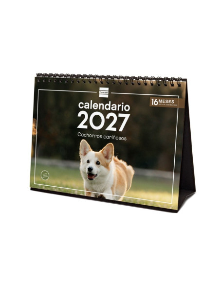CALENDARIO FINOCAM SOBREMESA 2027 CACHORROS