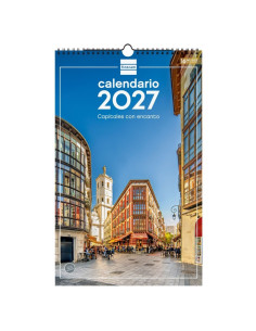 CALENDARIO FINOCAM PARED 2027 ESPIRAL 25X40 2027 CAPITALES