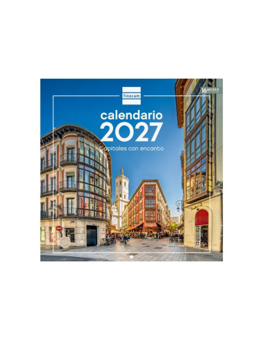 CALENDARIO FINOCAM PARED 2027 30X30 CAPITALES