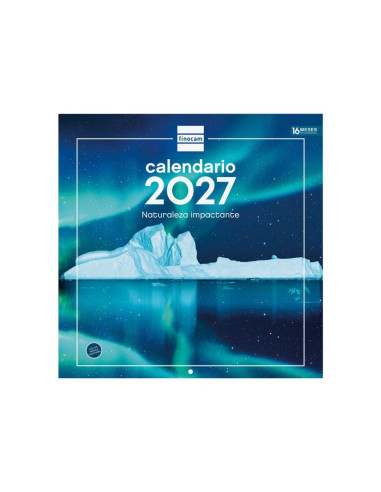 CALENDARIO FINOCAM PARED 2027 30X30 NATURALEZA